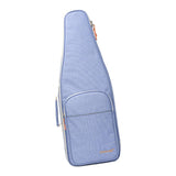 Max Maxb Bamboo Flute Bag Double Shoulder Backpack Flute Bag Students Thickened Blue