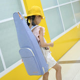 Max Maxb Bamboo Flute Bag Double Shoulder Backpack Flute Bag Students Thickened Blue