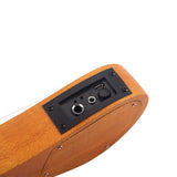 Max Maxb 21 Inch Soprano Beginner Ukulele Solid Wood Uke with 3.5mm Audio Cable