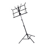 Max Maxb High Quality Metal Folding Sheet Music Stand Holder Tripod Foldable Black