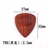 Max Maxb Red Sandalwood Guitar Capo Guitar Pick for Classical Guitar Ukulele Parts