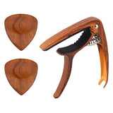 Max Maxb Acoustic Folk Classical Guitar Capo Tuning Clamp and Picks CHACATE PRETO