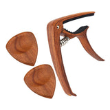 Max Maxb Acoustic Folk Classical Guitar Capo Tuning Clamp and Picks CHACATE PRETO