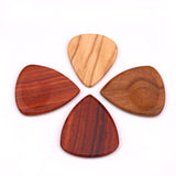 Max Maxb Red Sandalwood Guitar Picks Plectrum w/ Case Vintage Style Guitar Parts