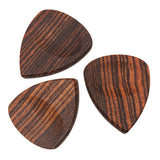 Max Maxb 2 Pieces Guitar Bass Picks Plectrum Solid Wood Classic Gold Sandalwood