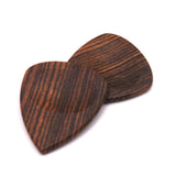 Max Maxb 2 Pieces Guitar Bass Picks Plectrum Solid Wood Classic Gold Sandalwood