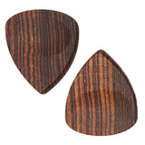 Max Maxb 2 Pieces Guitar Bass Picks Plectrum Solid Wood Classic Gold Sandalwood