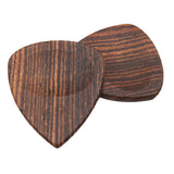Max Maxb 2 Pieces Guitar Bass Picks Plectrum Solid Wood Classic Gold Sandalwood