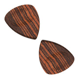 Max Maxb 2 Pieces Guitar Bass Picks Plectrum Solid Wood Classic Gold Sandalwood