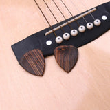 Max Maxb 2 Pieces Guitar Bass Picks Plectrum Solid Wood Classic Gold Sandalwood