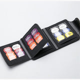 Max Guitar Picks Storage Bag Holder Case for 12/24 Picks Collection Black B