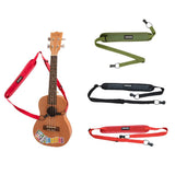 Max Adjustable Double Hook Ukulele Shoulder Strap Hands Free Red