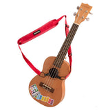 Max Adjustable Double Hook Ukulele Shoulder Strap Hands Free Red