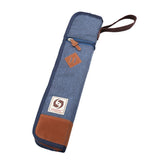 Max Cotton Padded Drumstick Bag - Soft Carrying Case for Sticks Mallets Blue