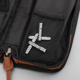 Max Cotton Padded Drumstick Bag - Soft Carrying Case for Sticks Mallets Black