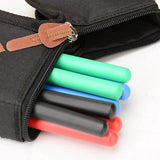 Max Cotton Padded Drumstick Bag - Soft Carrying Case for Sticks Mallets Black