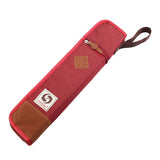 Max Cotton Padded Drumstick Bag - Soft Carrying Case for Sticks Mallets Red