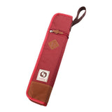 Max Cotton Padded Drumstick Bag - Soft Carrying Case for Sticks Mallets Red