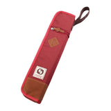 Max Cotton Padded Drumstick Bag - Soft Carrying Case for Sticks Mallets Red