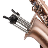 Max Saxophone Stand Foldable Holder Metal Stainless Steel Rubber Feet Anti-slip
