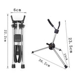 Max Portable Soprano Saxophone Stand Foldable Folding Rubber Feet Anti-slip