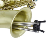 Max Tenor Saxophone Sax Stand Foldable Stainless Steel Durable Rubber Feet