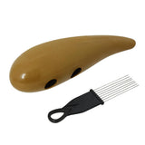 Maxbell Plastic Guiro with Scraper Percussion Instrument