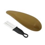 Maxbell Plastic Guiro with Scraper Percussion Instrument