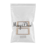 Max Maple Humbucker Pickup Mounting Ring Frame w/ Screws for Guitar Accessory
