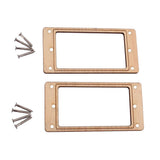 Max Maple Humbucker Pickup Mounting Ring Frame w/ Screws for Guitar Accessory