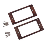 Max Rosewood Humbucker Pickup Mounting Ring Frame w/ Screws for Guitar Parts