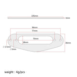 Max Rosewood Single Coil S Style Neck Pickup Mounting Ring Guitar Accessories