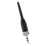 Max 1x 3.5mm Lock Stereo Jack Plug DIY Audio Connector for Microphone Black 6cm
