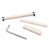 Max Guitar Bridge Replacement Bone Nut w/ Truss for Acoustic Folk Guitar Beige