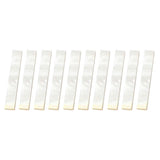 Max Pack of 10 Decorate Inlay Material White Mother of Pearl Shell Blanks 2mm