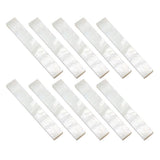 Max Pack of 10 Decorate Inlay Material White Mother of Pearl Shell Blanks 2mm