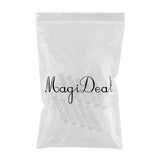 Max Pack of 10 Decorate Inlay Material White Mother of Pearl Shell Blanks 2mm