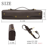 Max New Flute Case Cover 16/17 Hole Bag Artificial Leather Light Single Shoulder