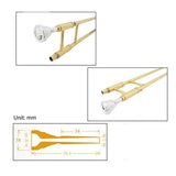 Max High-grade 12C Trombone Mouthpiece Gold-plated for Trombone Accessories