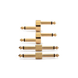 Max 4 Pcs/Set Guitar Effect Pedal Convert Connector Plug Accessory Golden