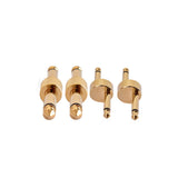 Max 4 Pcs/Set Guitar Effect Pedal Convert Connector Plug Accessory Golden