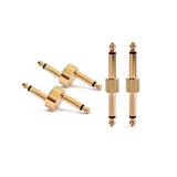 Max 4 Pcs/Set Guitar Effect Pedal Convert Connector Plug Accessory Golden