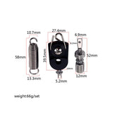 Max 1set Bass Drum Foot Pedal Spring with D-ring Springs Tensioner for Drummer