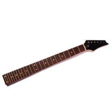Max Guitar Neck 24 Frets For Electric Guitar Replacement Right Handed Black Head