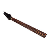 Max Guitar Neck 24 Frets For Electric Guitar Replacement Right Handed Black Head