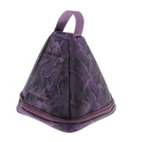 Max Crystal Singing Pyramid Traveling Carry Bag Case 7inch Purple Camouflage