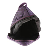 Max Crystal Singing Pyramid Traveling Carry Bag Case 10inch Purple Camouflage