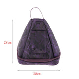 Max Crystal Singing Pyramid Traveling Carry Bag Case 10inch Purple Camouflage