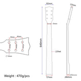 Max 22 Fret Solid Mahogany Fretboard Guitar Neck For LP Electric Guitar