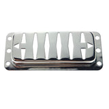 Max 1x Mini Brass Humbucker Pickup Cover for Electric Guitar Durable Chrome